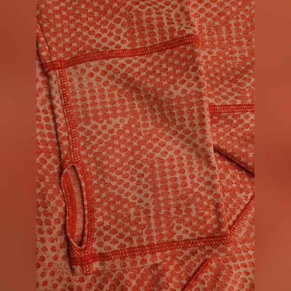 Women Coral Geometric Half-Zip Pullover Size XL - Picture 5 of 15